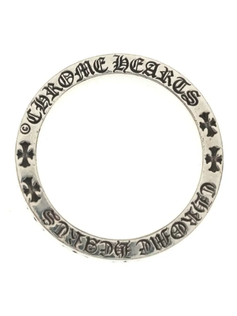 Chrome Hearts Spacer Forever Ring Silver